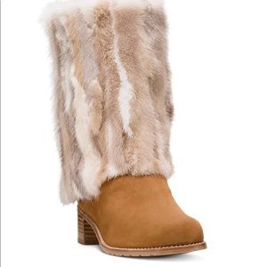 Nwt Stuart Weitzman  blizzard fur boots